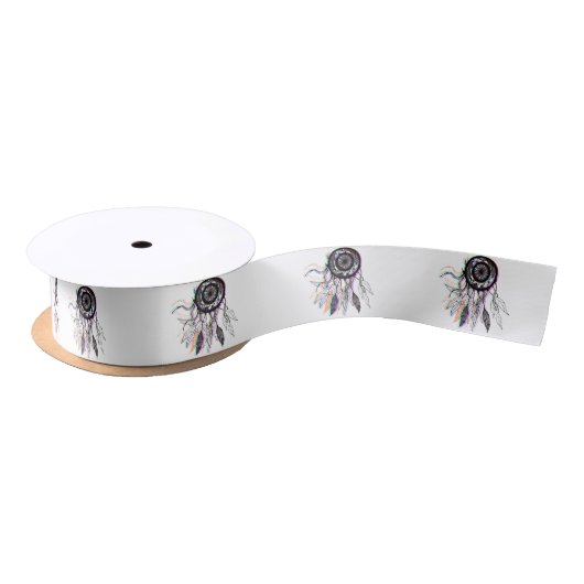 モダンで芸術的なネイティブアメリカンDreamcatcher サテンリボン (リール)