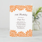 モダンで華やかな誕生日パーティーの招待状 招待状 (スタンド正面)