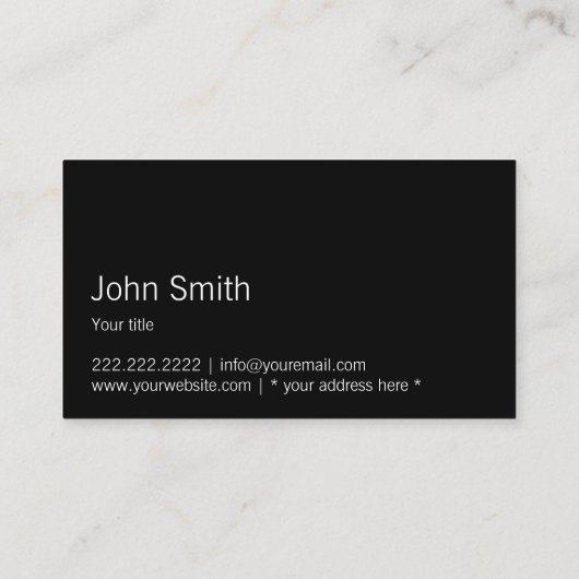 モダンで赤い葉および石の写真撮影 名刺 (裏面)