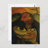 モダンで超現実的な絵画 ポストカード (正面/裏面)