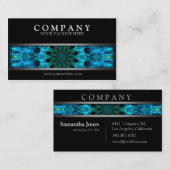 モダンで青いエネルギー 名刺 (正面/裏面)