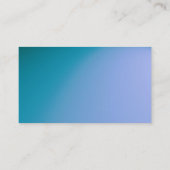 モダンで青い名刺 名刺 (裏面)
