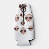 モダンで面白い誕生日プレゼント　写真ギフト ボトルクーラー (裏面)