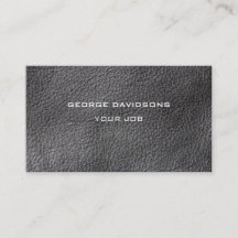 モダンで黒いレザールックの専門のトレンディー