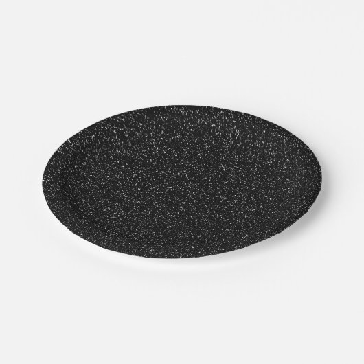 モダンで黒い石造りのスタイル-スペース ペーパープレート (アングル)