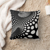モダンで黒く及び白い芸術の装飾用クッション クッション (ブランケット)