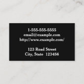 モダンで、きれいな弁護士の名刺 名刺 (裏面)