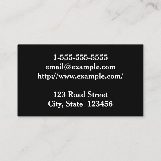 モダンで、きれいな弁護士の名刺 名刺 (裏面)