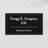 モダンで、きれいな弁護士の名刺 名刺 (正面)