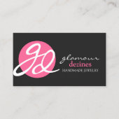 モダンで、エレガントなジュエリーデザイナー 名刺 (正面)