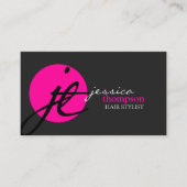 モダンで、エレガントなスタイリスト 名刺 (正面)