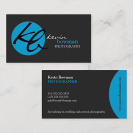モダンで、エレガントな写真撮影 名刺