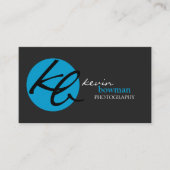 モダンで、エレガントな写真撮影 名刺 (正面)