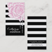 モダンで、シックな名刺のテンプレート 名刺 (正面/裏面)