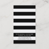 モダンで、シックな名刺のテンプレート 名刺 (裏面)