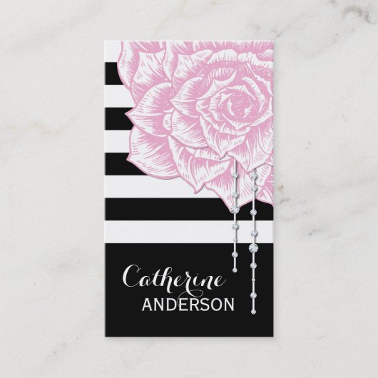 モダンで、シックな名刺のテンプレート 名刺 (正面)