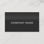 モダンで、ミニマルで素晴らしい炭素鋼 名刺 (正面)