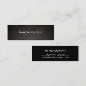 モダンで、ミニマルなダマスク織 スキニー名刺 (正面/裏面)