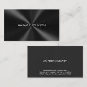 モダンで、ミニマルなプロフェッショナル 名刺 (正面/裏面)