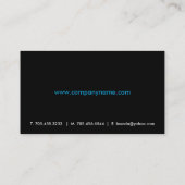 モダンで、鮮やかな名刺 名刺 (裏面)