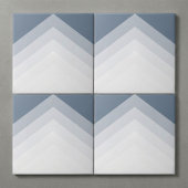 モダンとはっきりした、三角形のパターン タイル