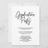 モダンとはっきりした | Photo Class of 2023 Gradパーティー 招待状 (裏面)