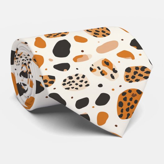 モダンとカラフルアニマルプリントネックタイ ネクタイ (ロール)