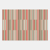 モダンとクリアートスマス ラッピングペーパーシート (正面3)