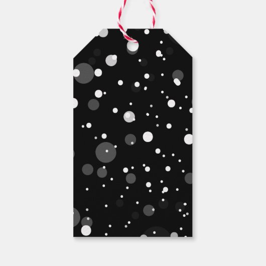 モダンとクリスマスはっきりした・ギフトラベル ギフトタグ (裏面)