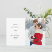 モダンとクリミニマルスマス |白写真 シーズンカード (スタンド正面)