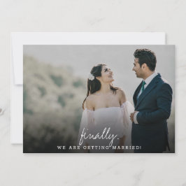 モダンとシンプル最後の書道フラット セーブザデート