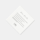 モダンとミニマルの紙プレート スタンダードカクテルナプキン (角)