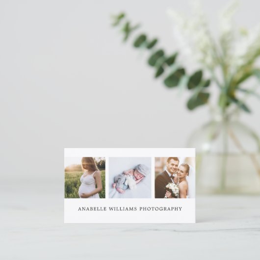 モダンとミニマル |写真 名刺 (スタンド正面)