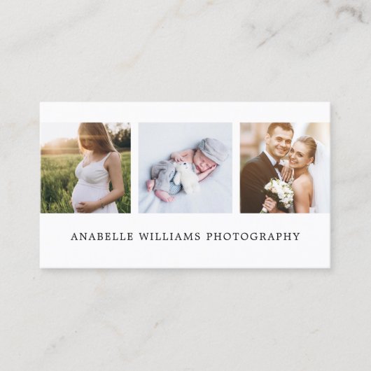 モダンとミニマル |写真 名刺 (正面)