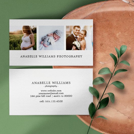 モダンとミニマル |写真 名刺