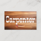 モダンと素朴シンプル大工 名刺 (裏面)