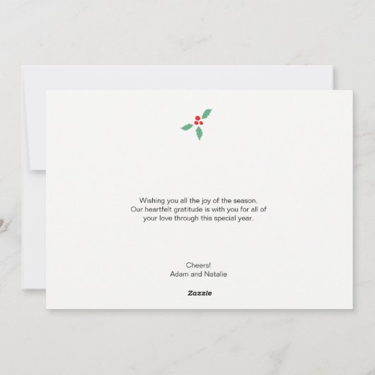 モダンと結婚したのメリー写真 シーズンカード (裏面)