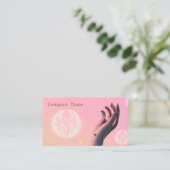 モダンと芸術的 名刺 (スタンド正面)