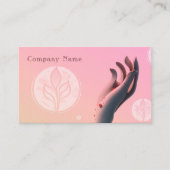 モダンと芸術的 名刺 (正面)