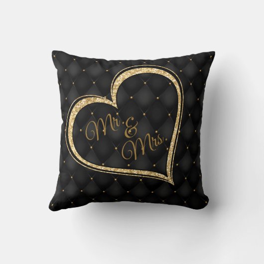 モダンなご夫婦 クッション (裏面)