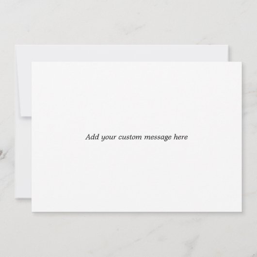 モダンなたった今結婚しましたの手書きの結婚式の写真 案内状 (裏面)