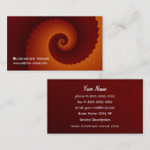 モダンなねじれのハイテクな名刺 名刺 (正面/裏面)