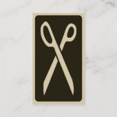 モダンなはさみ 名刺 (裏面)