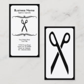 モダンなはさみ 名刺 (正面/裏面)