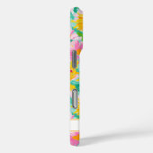 モダンなひまわり絵画のイニシャル入り Case-Mate iPhoneケース (裏面 / 右)