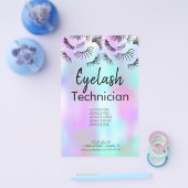 モダンなまつげ美容サロン事業 チラシ (シングル)