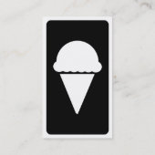 モダンなアイスクリーム 名刺 (裏面)