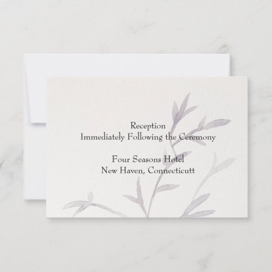 モダンなアジアンテイストの結婚式招待状 招待状 (正面)