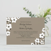 モダンなアネモネ結婚する| 招待状 (スタンド正面)
