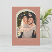 モダンなアーチ写真テラコッタ楽しいすべて シーズンカード (スタンド正面)